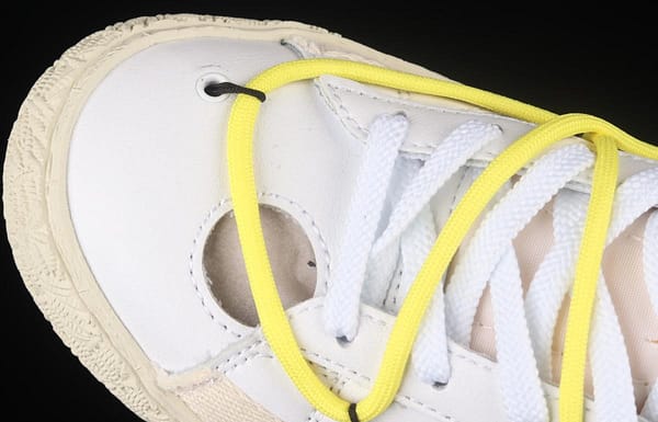 OFF-White x NIKE Blazer Low co-branded deconstruction style trailblazer low upper shoes DH7863-100 - Image 9