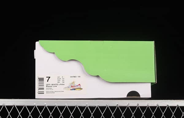 OFF-White x NIKE Blazer Low co-branded deconstruction style trailblazer low upper shoes DH7863-100 - Image 11