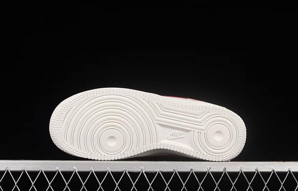 NIKE Air Force 1x 07 Low Air Force White and Red low-top Leisure Board shoes 315115-126 - Image 14