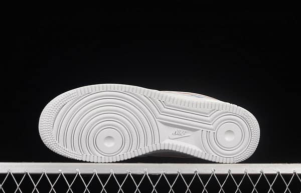 NIKE Air Force 1o07 Low low top casual board shoes LZ6699-521 with wine red and blue - Image 13