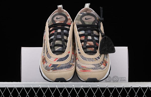 NIKE Air Max 97 brown color matching bullet air cushion running shoes DC3494-991 - Image 12