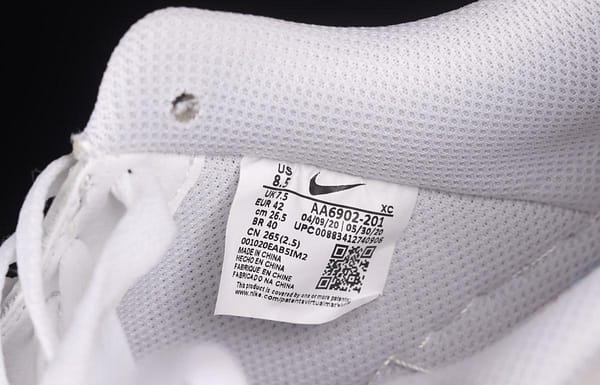 NIKE Air Force 1x07 Low gray-and-white color matching low-top casual board shoes AA6902-201 - Image 5