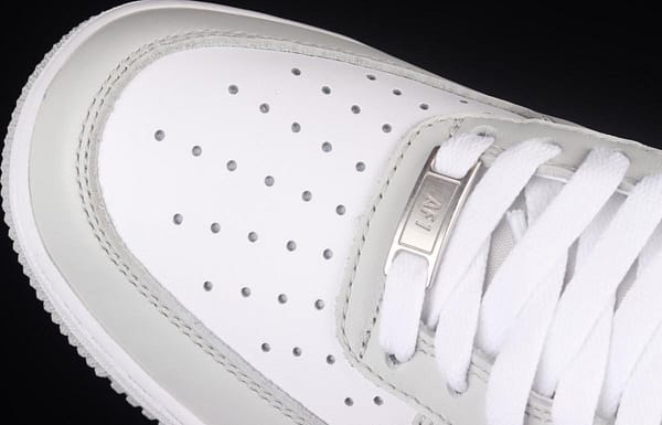 NIKE Air Force 1x07 Low gray-and-white color matching low-top casual board shoes AA6902-201 - Image 9