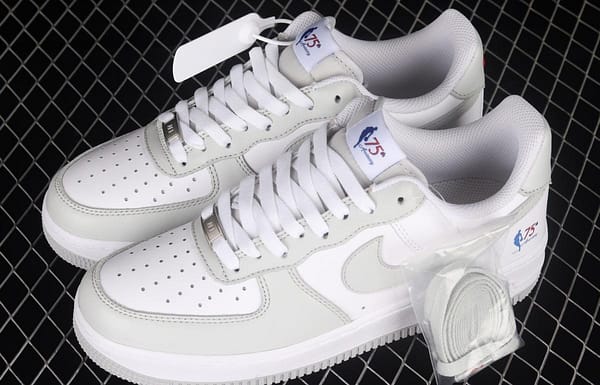 NIKE Air Force 1x07 Low gray-and-white color matching low-top casual board shoes AA6902-201 - Image 10