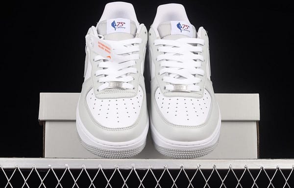 NIKE Air Force 1x07 Low gray-and-white color matching low-top casual board shoes AA6902-201 - Image 12