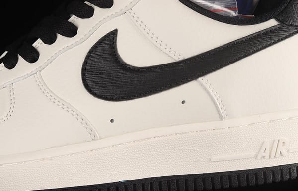 NIKE Air Force 1x 07 Low beige black color matching low-top casual board shoes MK9636-125 - Image 7