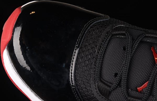 Air Jordan 11 CMFT Low 1 lacquered leather black and red low side anti-skid shock absorber basketball shoes DM0844-005 - Image 9