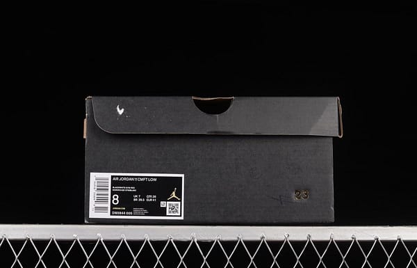 Air Jordan 11 CMFT Low 1 lacquered leather black and red low side anti-skid shock absorber basketball shoes DM0844-005 - Image 11