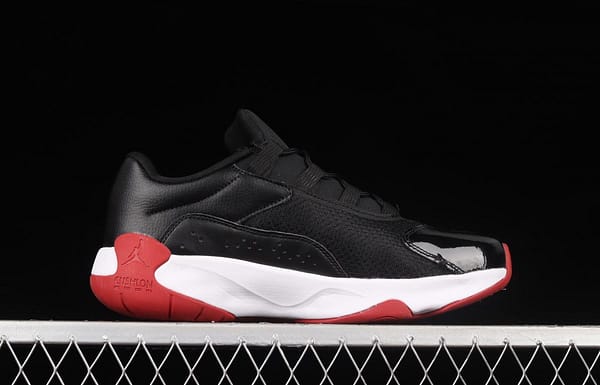 Air Jordan 11 CMFT Low 1 lacquered leather black and red low side anti-skid shock absorber basketball shoes DM0844-005 - Image 15