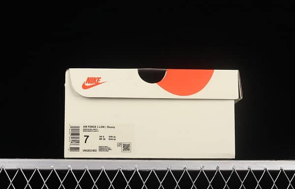 Stussy x NIKE Air Force 11607 Low Stussy co-named rice gray reflective low-top casual board shoes UN1815-802 - Image 12