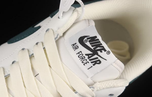 NIKE Air Force 1x07 Low rice white, dark green, low-top casual board shoes AQ2312-306 - Image 8