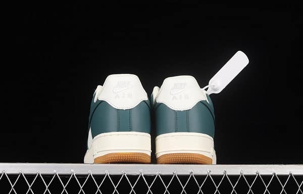NIKE Air Force 1x07 Low rice white, dark green, low-top casual board shoes AQ2312-306 - Image 13
