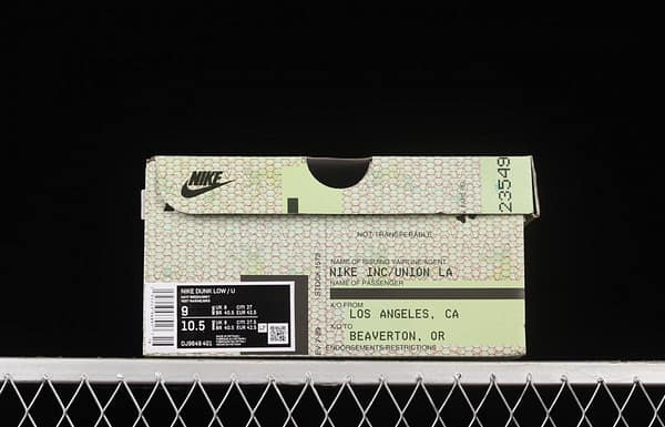 Unlon x NIKE SB DUNK Low co-branded dark blue and green SB buckled backboard fashion casual sneakers DJ9649-401 - Image 11