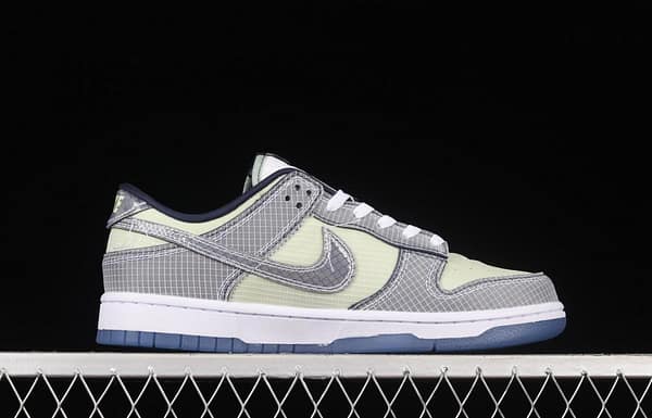 Unlon x NIKE SB DUNK Low co-branded dark blue and green SB buckled backboard fashion casual sneakers DJ9649-401 - Image 15