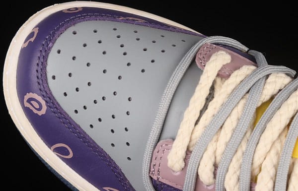 NIKE DUNK Low Retro Vibe style old deconstructed shoelace purple-brown beige white SB low-top sports leisure board shoes DD1391-700 - Image 9