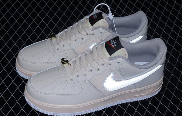 NIKE Air Force 1' 07 Low beige color 3M reflective low-top casual board shoes DJ7015-991 - Image 10