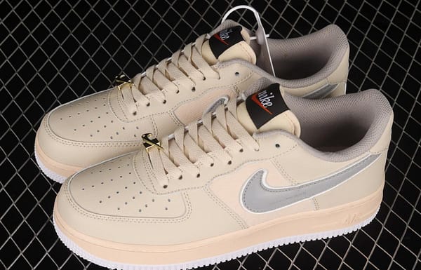 NIKE Air Force 1' 07 Low beige color 3M reflective low-top casual board shoes DJ7015-991 - Image 11