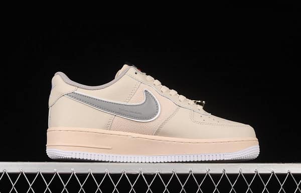 NIKE Air Force 1' 07 Low beige color 3M reflective low-top casual board shoes DJ7015-991 - Image 16