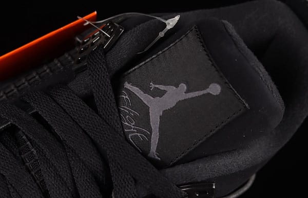 Air Jordan 4 Retro Black Cat black cat head frosted CU1110-010 - Image 8