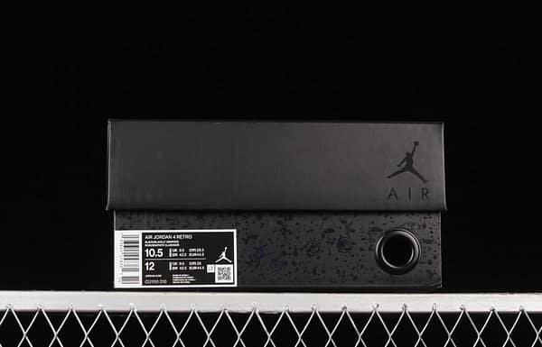Air Jordan 4 Retro Black Cat black cat head frosted CU1110-010 - Image 11