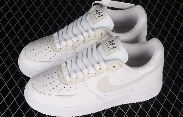 NIKE Air Force 1x 07 Low meter silver gray color 3M reflective low-top casual board shoes 315115-168 - Image 10