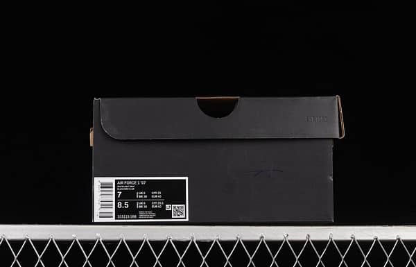 NIKE Air Force 1x 07 Low meter silver gray color 3M reflective low-top casual board shoes 315115-168 - Image 11
