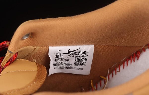 NIKE Air Force 1: 07 Low head suede wheat-colored tiger year limit low-top casual board shoes CJ9179-202 - Image 5