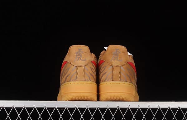 NIKE Air Force 1: 07 Low head suede wheat-colored tiger year limit low-top casual board shoes CJ9179-202 - Image 13