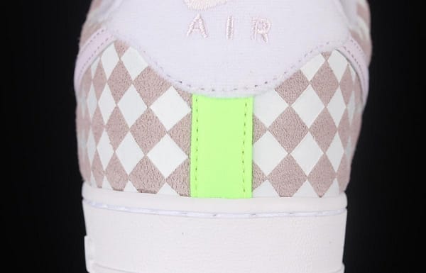 NIKE Air Force 1x 07 Low chessboard white and purple low-top casual board shoes CJ9700-500 - Image 6