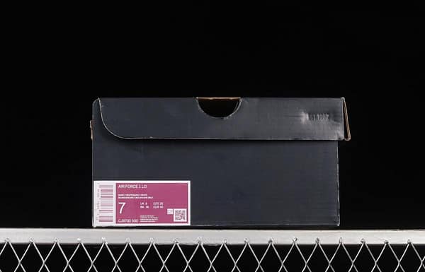 NIKE Air Force 1x 07 Low chessboard white and purple low-top casual board shoes CJ9700-500 - Image 11