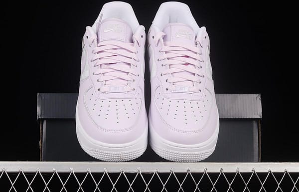 NIKE Air Force 1x 07 Low chessboard white and purple low-top casual board shoes CJ9700-500 - Image 12
