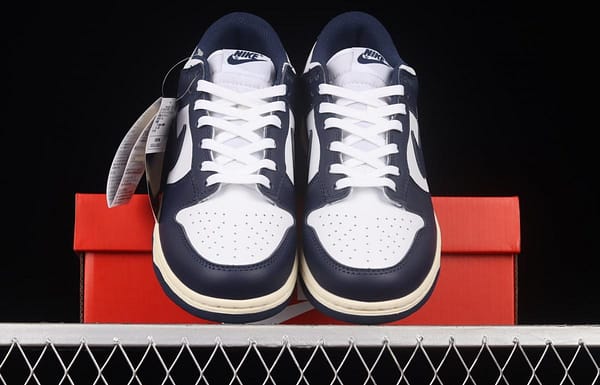 NIKE SB DUNK Low Navy Blue navy blue color SB buckle rebound fashion casual board shoes DD1503-115 - Image 12