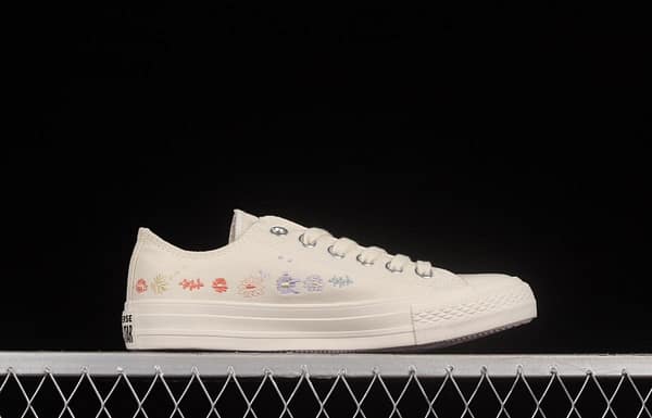 Converse All Star ox Embroidered Floral Low-Top Sneakers A01595C - Image 15
