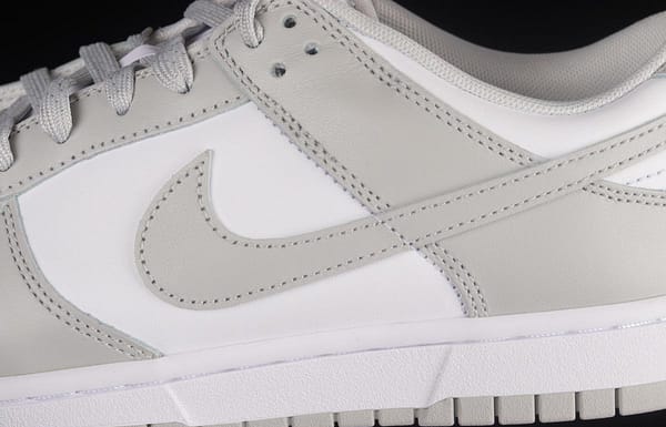 NIKE SB DUNK Low Grey Fog White Grey SB Buckle Breakbackboard Fashion Casual Sneakers DD1391-103 - Image 7