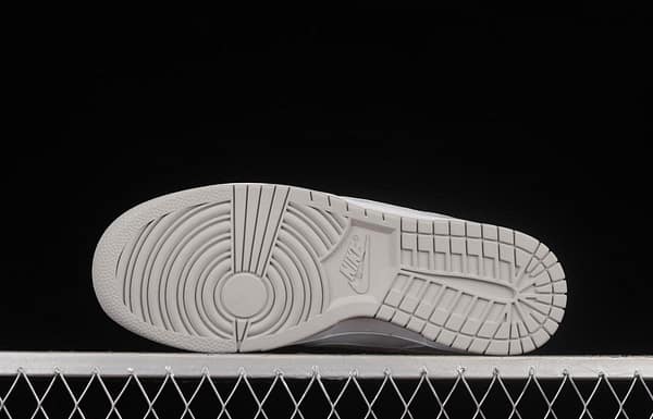 NIKE SB DUNK Low Grey Fog White Grey SB Buckle Breakbackboard Fashion Casual Sneakers DD1391-103 - Image 14