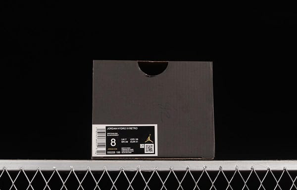Air Jordan Hydro IV Retro Flying Man Velcro Slippers 532225-100 - Image 2