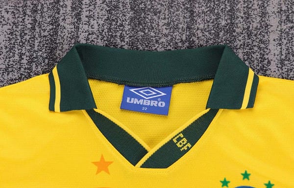 Retro Kids 1994 Brazil Home Jersey - Image 16