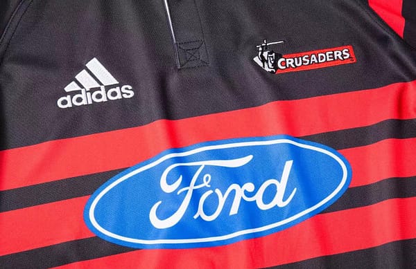 Crusaders 2000 Men's Retro Home Rugby Jersey - Image 3