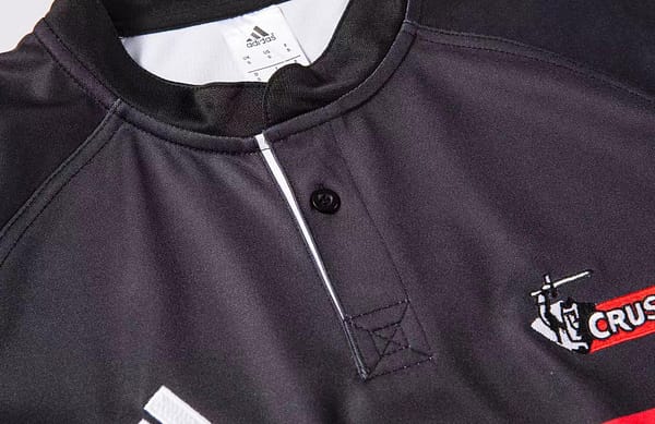 Crusaders 2000 Men's Retro Home Rugby Jersey - Image 4