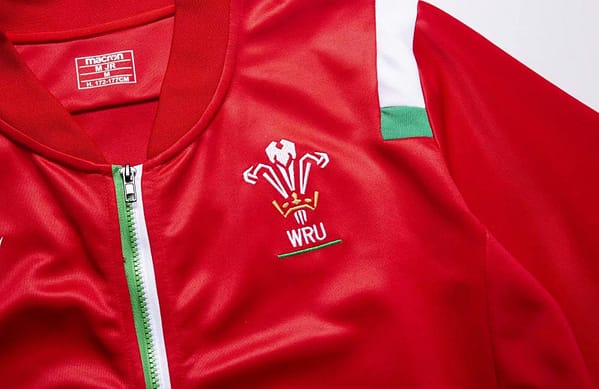 Wales 2021 Mens Anthem Rugby Jacket - Image 5