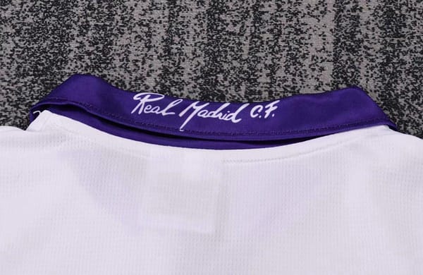 Retro Kids 96/97 Real Madrid Home Jersey - Image 4