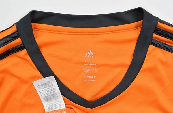 Retro 13/14 Real Madrid Third Orange Long Sleeve Jersey Worn By Ronaldo - Image 6