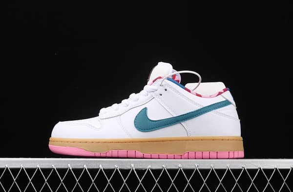 NIKE SB DUNK Low Pro raw rubber head layer leather leisure low-top skateboard shoes CN4504-108