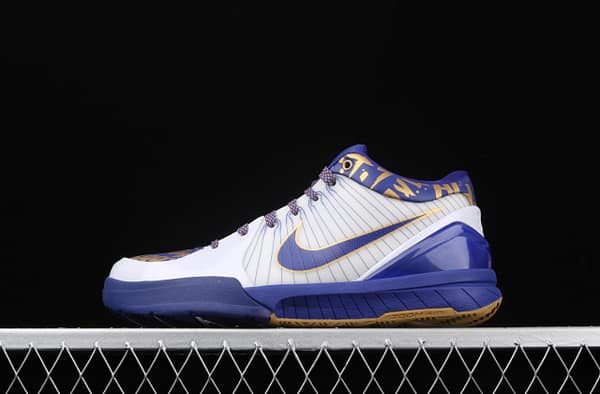 NIKE Zoom Kobe 4 Protro Kobe Bryant four generations of collection grade reengraved platinum MVP low-top men's basketball shoes 354187-141