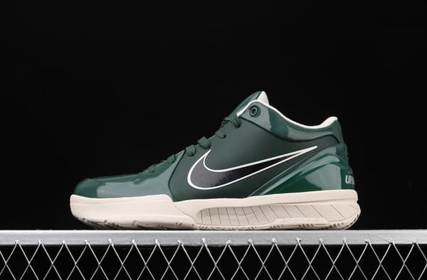 NIKE Zoom Kobe 4 Protro UNDEFEATED Kobe Bryant four generations of joint dark green low-top men's basketball shoes CQ3869-301
