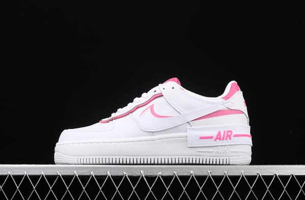 NIKE Air Force 1 ShAdidasow white powder light weight increased low-end white board shoes CI0919-102,