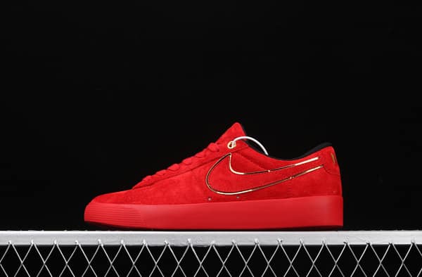 NIKE SB Blazer OG QS Trail Blazers Limited Edition Chinese Red Mouse New year Edition send blessings and money low-top board shoes leisure board shoes CJ7049-818