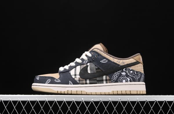 Travis Scott × SB DUNK joint name board shoes cashew fruit CT5053-001