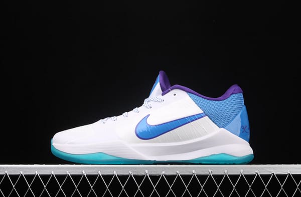 NIKE Zoom Kobe V Protro White and Blue Kobe Bryant 5 2020 replicates low-end sports basketball shoes CD4491-101,