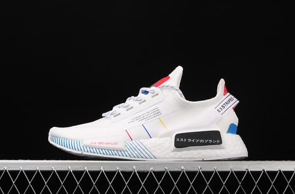 Adidas NMD R1 Boost V2 FY1439 second generation elastic knitted surface popcorn running shoes